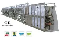 DCW-4800+KGT-340B Siemens Servo Control 30-120pcs Baby Wet Wipes Folding and Packing Machine, Wet Wipe Production Line