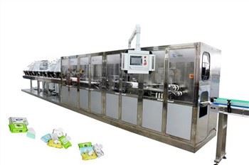 DCW-4300 Fully Automatic 30-120pcs Baby Wet Wipe Folding Packaging Machine