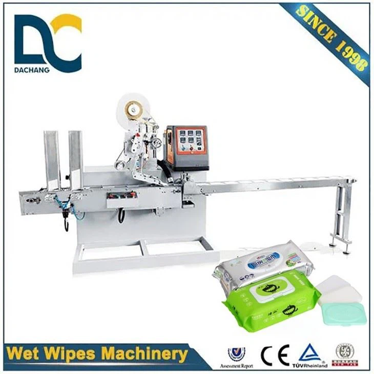 Wet Wipes Plastic Lid Applicator Machine